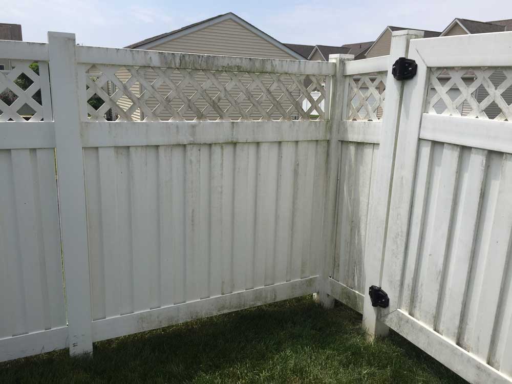 How to clean a fence